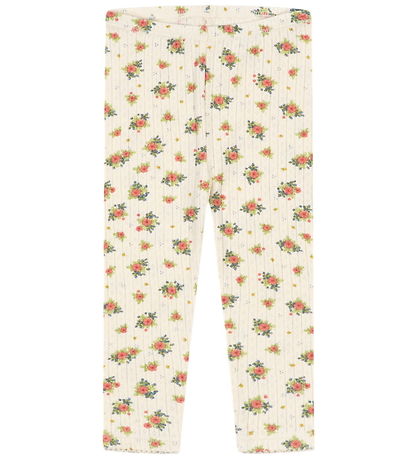 Konges Sløjd Leggings - Hulmønster/Blonder - Minnie - Rosetto