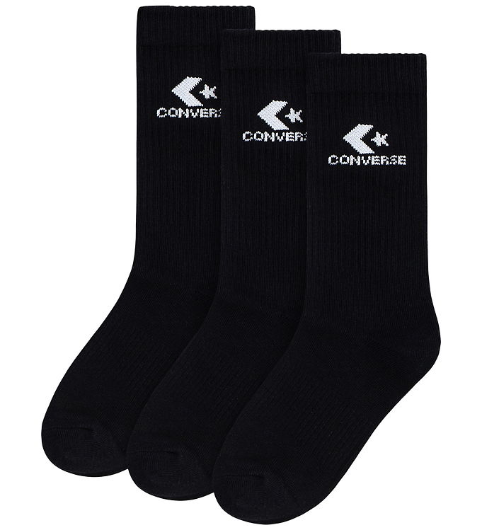 Converse Strømper - 3-pak - Sort