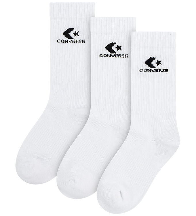 Converse Strømper - 3-pak - Hvid