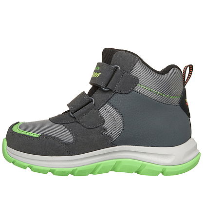 Skechers Støvler - Dynamic Trail Dino-Scouts - Gray/Lime