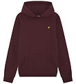 Lyle & Scott Hættetrøje - Brush Back - Burgundy