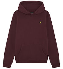 Lyle & Scott Hættetrøje - Brush Back - Burgundy