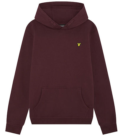 Lyle & Scott Hættetrøje - Brush Back - Burgundy