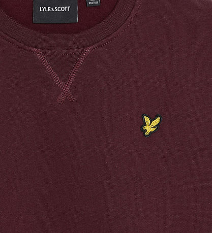 Lyle & Scott Sweatshirt - Crew Neck - Burgundy