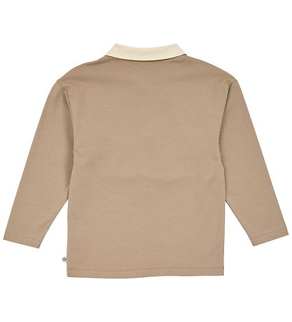 Müsli Polobluse - Cozy Me Color Block - Walnut