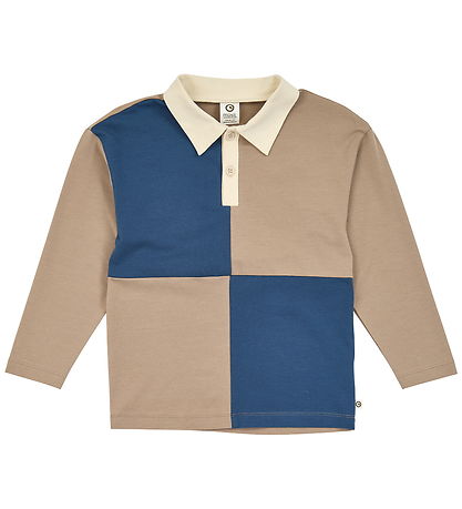 Müsli Polobluse - Cozy Me Color Block - Walnut
