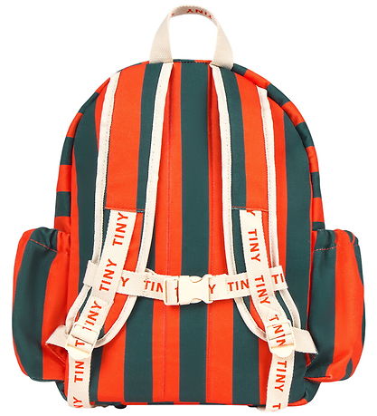 Tiny Cottons Rygsæk - Red-Blue Stripes - Summer Red