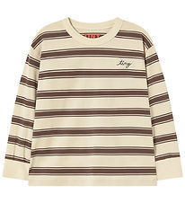 Tiny Cottons Bluse - Retro Stripes - Cacao