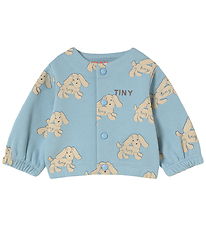 Tiny Cottons Cardigan - Sweat - Dogs - Denim Blue