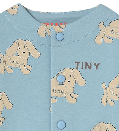Tiny Cottons Cardigan - Sweat - Dogs - Denim Blue