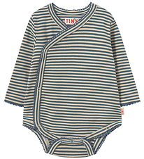 Tiny Cottons Slå-om Body l/æ - Rib - Stormy Blue
