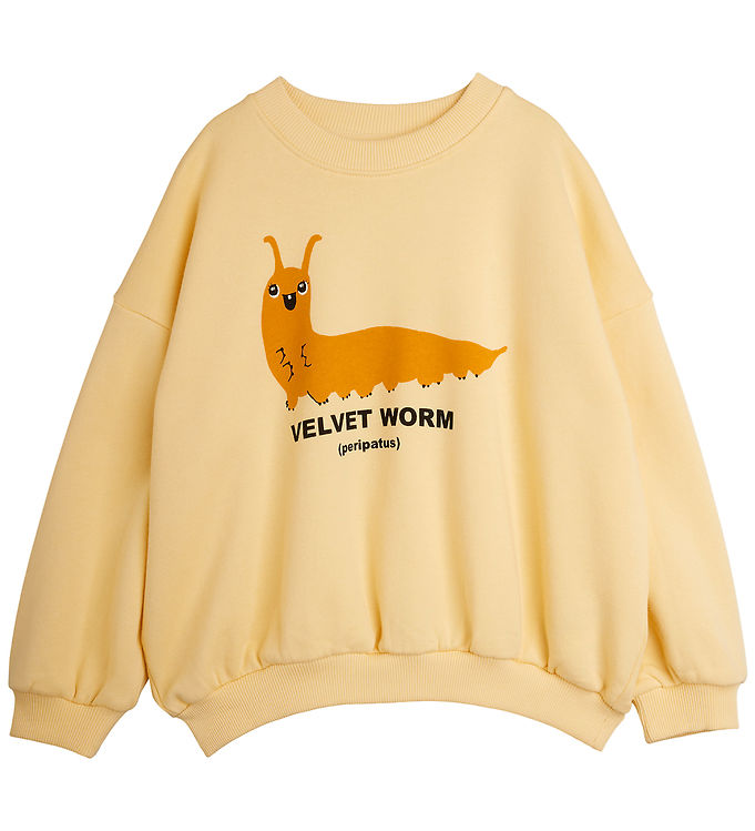 Mini Rodini Sweatshirt - Velvet worm - Yellow