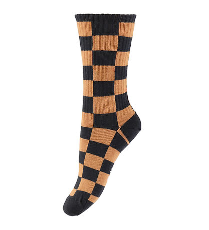 Mini Rodini Strømper - 3-pak - Chess check - Multi