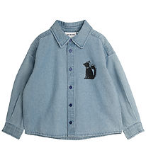 Mini Rodini Skjorte - Denim Skunk - Blue