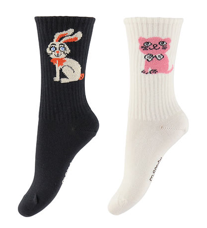 Mini Rodini Strømper - 7-pak - Rabbit - Multi