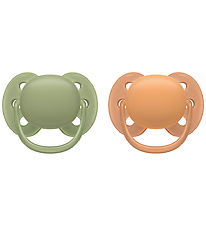 Philips Avent Sutter - 2-pak - Ultra Soft - Grøn/Orange
