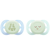 Philips Avent Sutter - 2-pak - Ultra Start Nighttime - Grøn/Blå