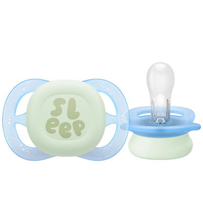 Philips Avent Sutter - 2-pak - Ultra Start Nighttime - Grøn/Blå