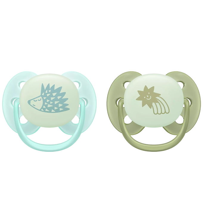 Philips Avent Nappar - 2-pack - Ultra Soft Natt - Blå/Grön