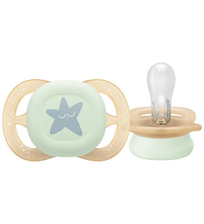 Philips Avent Sutter - 2-pak - Ultra Start Nighttime - Lilla/Ora