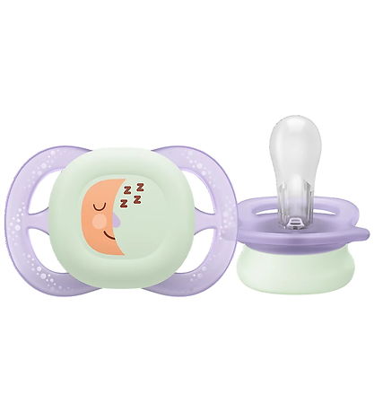 Philips Avent Sutter - 2-pak - Ultra Start Nighttime - Lilla/Ora