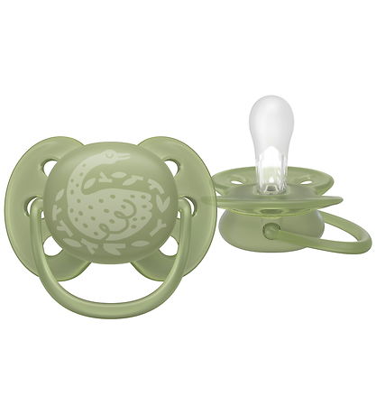 Philips Avent Sutter - 2-pak - Ultra Soft - Orange/Grøn