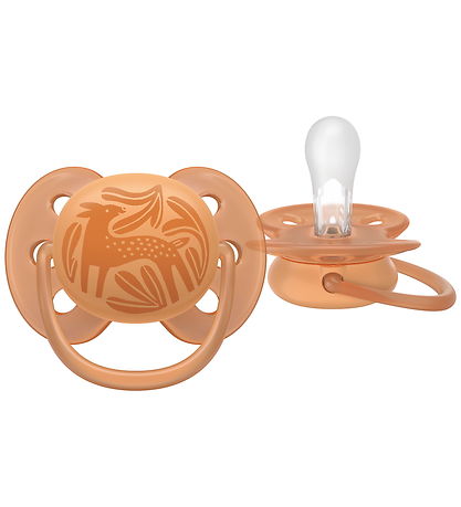 Philips Avent Sutter - 2-pak - Ultra Soft - Orange/Grøn