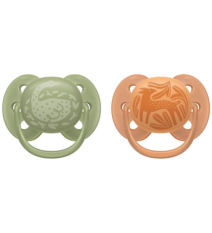 Philips Avent Nappar - 2-pack - Ultra Soft - Orange/Grön