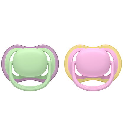 Philips Avent Sutter - 2-pak - Ultra Air - Grøn/Rosa