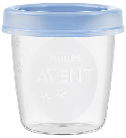 Philips Avent Kopper Til Opbevaring - 5-pak - 180 ml - Klar/Blå