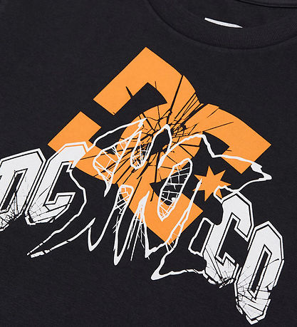 DC T-shirt - Sort m. Print