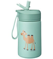 Carl Oscar Drikkedunk - Steelish - 400 ml - Grøn m. Kamel
