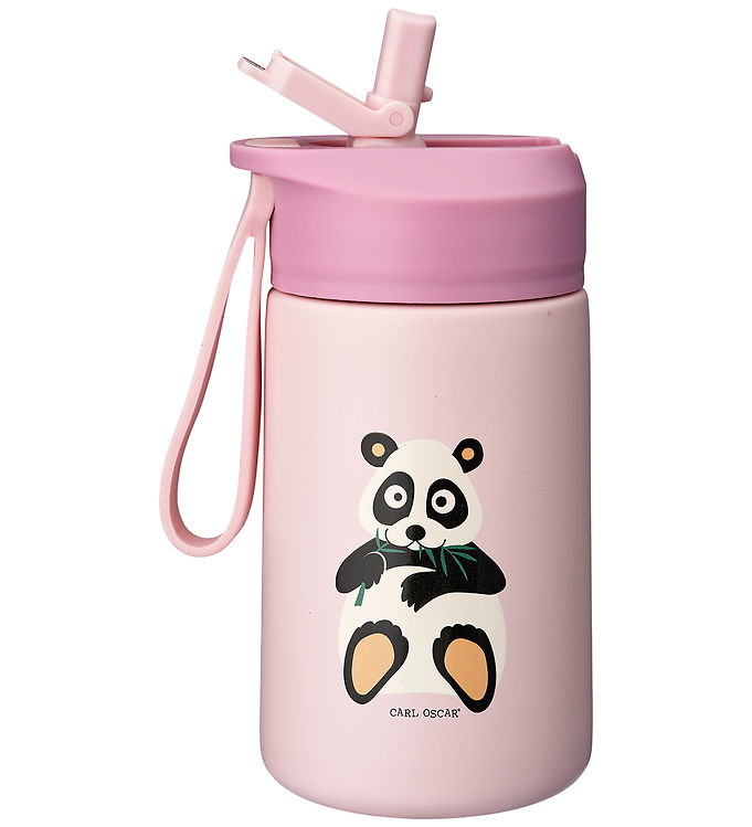 Carl Oscar Drikkedunk - Steelish - 400 ml - Pink m. Panda