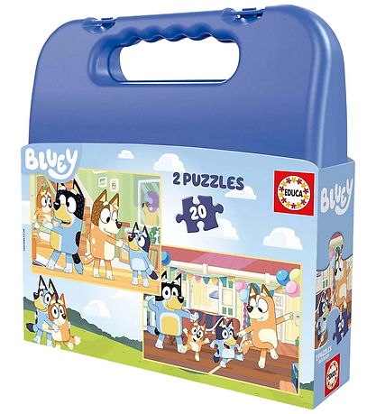 Educa Puslespil - 2x20 Brikker - Bluey