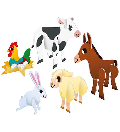 Educa 3D Puslespil - 18 Brikker/5 Figurer - My First - Farm