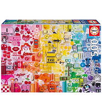 Educa Jigsaw Puzzle - 500 Bricks - Colorful Collage