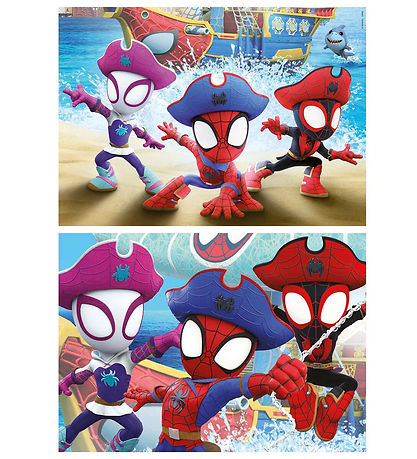 Educa Puslespil - 2x20 Brikker - Spidey Waterwebs