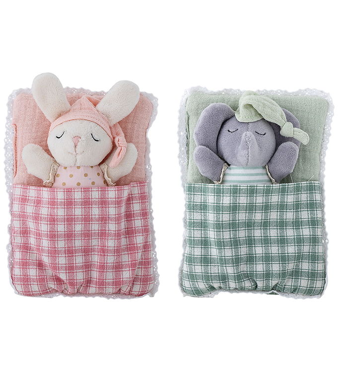 Bloomingville Mini - Elie Dukke - Multifarvet - Polyester - Sæt Med 2