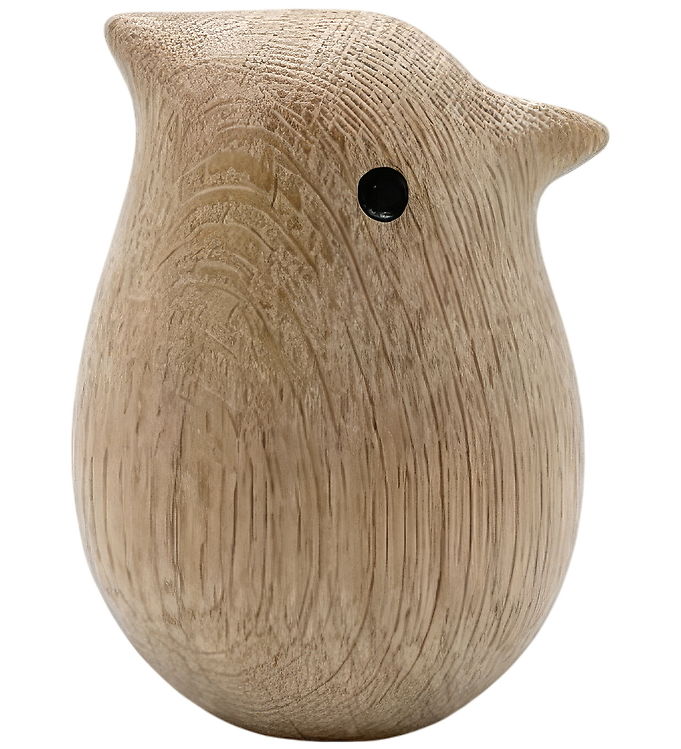 Novoform Træfigur - Baby Sangfugl - Ubehandlet Eg