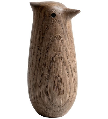 Novoform Træfigur - Far Sangfugl - Røgbejdset Eg