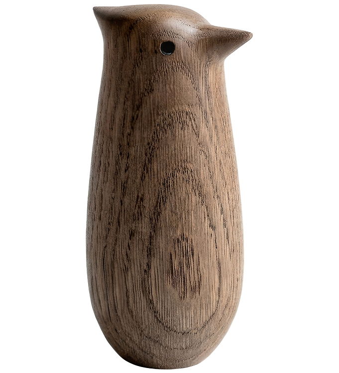 Novoform Træfigur - Far Sangfugl - Røgbejdset Eg