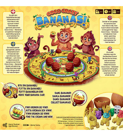 Spilbræt - Coco Crazy - Bananas