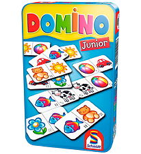 Spilbræt - Domino Junior - Aluminium Box