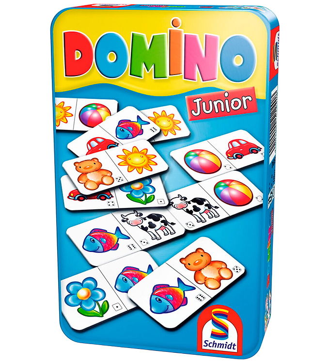 Spilbræt - Domino Junior - Aluminium Box