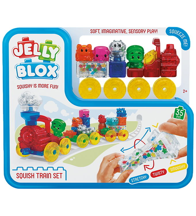 Jelly Blox - Squish Togbanesæt