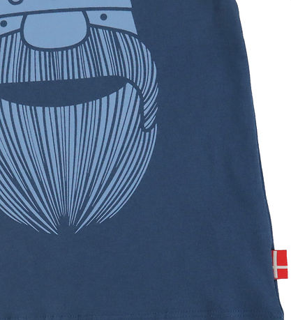Danefæ Bluse - DaneBasic - Dark Grey Blue Erik