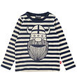 Danefæ Bluse - BaneBasic - Navy/Chalk Erik