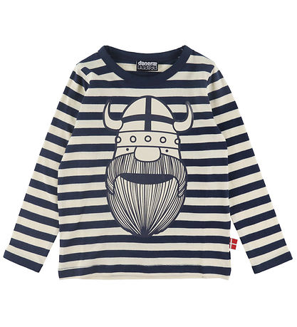 Danefæ Bluse - BaneBasic - Navy/Chalk Erik