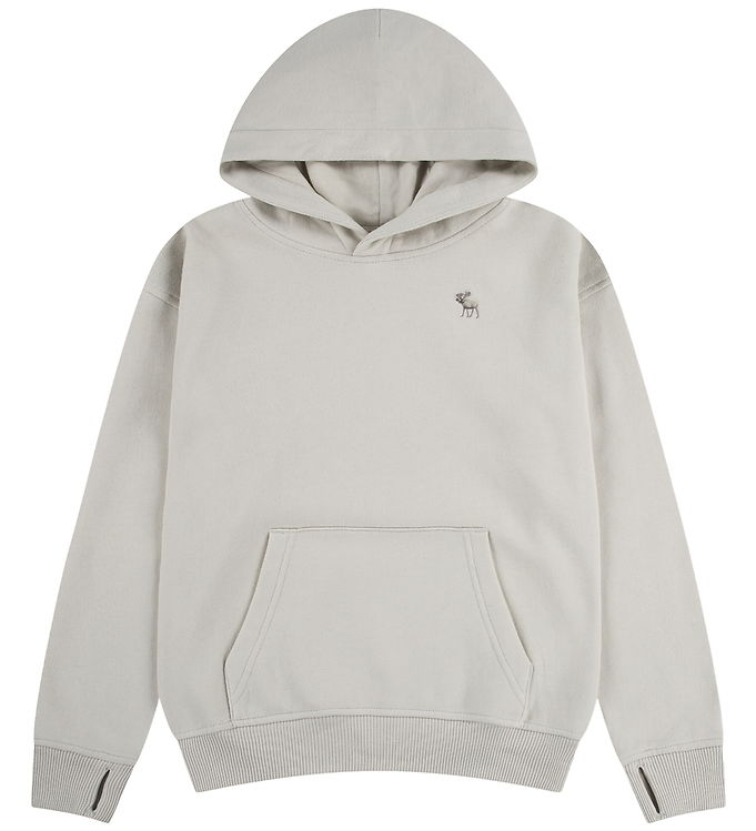 Abercrombie & Fitch Hættetrøje - Pumice Stone