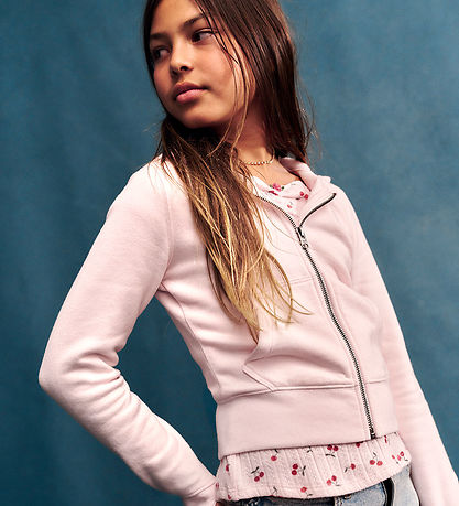 Abercrombie & Fitch Bluse - Rosette Pointelle - Cherry Cluster